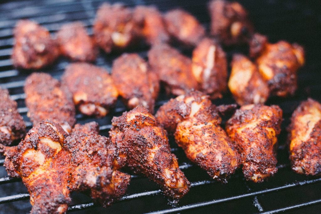 Wings on the sale big green egg