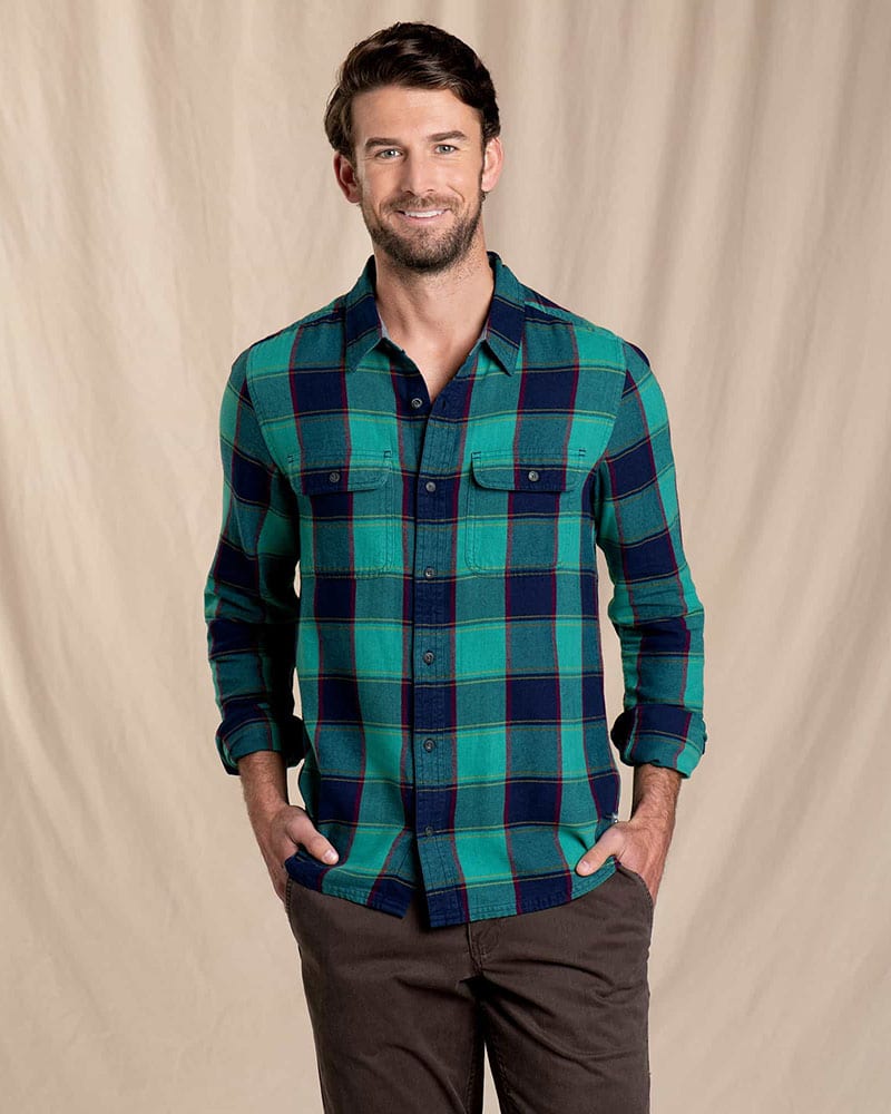 toad and co indigo flannel